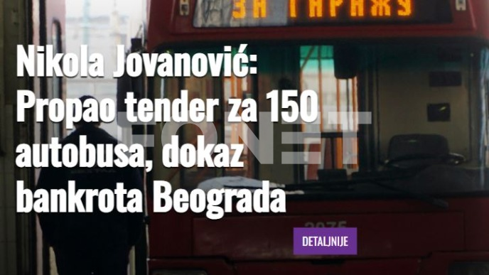 Dokaz bankrota Beograda